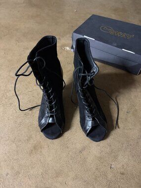 Heel Jazz Dance Shoes Heel Dance Boots